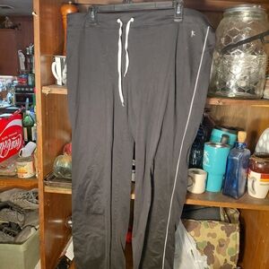 danskin now XL/XG(16-18) Women's Black Track Pants